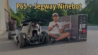 Unboxing and test drive  Segway P65 Commuter Scooter 🛴 Let’s drive [upl. by Econah]