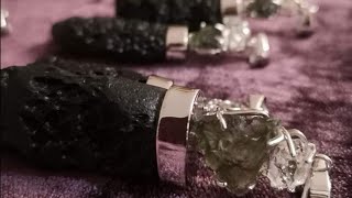 Moldavite trio  my most powerful crystal Pendant for 2020 Protection  Psychic  Awakening [upl. by Nanerb]