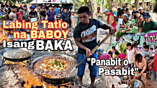 quotBAYSANAN o KASALANG BATANGASquot  LABING TATLONG BABOY ISANG BAKA  Ina Umuwi from IRELAND sa kasalan [upl. by Euqina]