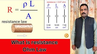 What is resistance  ohm law  various law of resistance  define laws of resistance [upl. by Cleodel327]