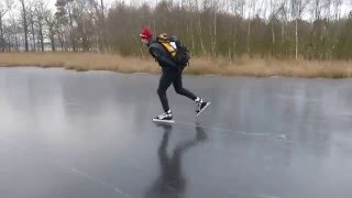 Schaatsen en langlaufen in Nederland [upl. by Huang]