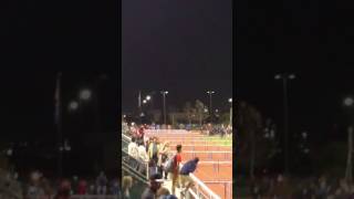 Jordan Trimble first track meet 2017 110 hurdles 1st place [upl. by Gernhard]