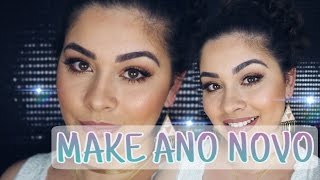 Summer makeup  Make para o Ano Novo na praia  por Gessica Ferreira [upl. by Neyr983]