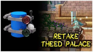 LEGO Star Wars The Complete Saga  RETAKE THEED PALACE  Blue Minikits Challenge Mode [upl. by Colinson]