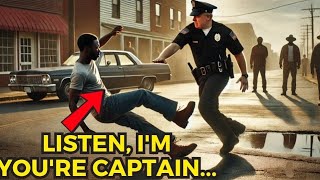 Racist Cop Kicks Black Man Not Knowing He Is New Police Captain [upl. by Annoynek531]