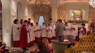 Whitgift Choristers perform at The Goring Hotel December 2023 [upl. by Ahsieka]