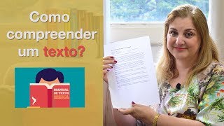 Quer saber como ler e entender um texto  Professora Teresa Cristina [upl. by Lorenzo]