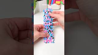 Easy Bookmark with Confetti 🎊 shorts [upl. by Leeanne]