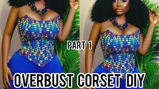 How to sew corset for beginnersSimple and easy This pattern can sew any type of corset [upl. by Sawyer]