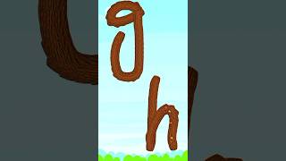 a b c d e f g h english alphabet phonics kidslearning kidsvideo education abcd [upl. by Irrot]