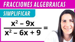 SIMPLIFICAR una FRACCIÓN ALGEBRAICA 🍕 Ejercicio 1 [upl. by Refiffej]