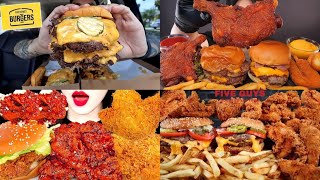 ASMR Fast Food Mukbang Compilation 20  Fast Food Asmr  Satisfying eating sounds [upl. by Oicanata]