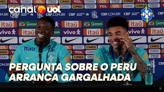 5ª SÉRIE TÁ ON IGOR JESUS CAI NA RISADA COM PERGUNTA SOBRE PERU [upl. by Edals]