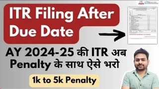 Filing Income Tax Returns ITR for the assessment year 202425  31st December Deadline for filing [upl. by Norford]