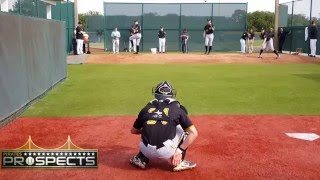 Pirates SP Prospect Mitch Keller Throwing a Bullpen [upl. by Marmawke]