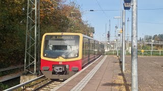 SBahn Berlin  Mitfahrt in der S8 von Birkenwerder bis Berlin Blankenburg in der BR 482 Mod 1989 [upl. by Eyma]