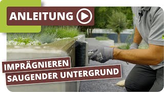 Beton und offenporige Terrassenplatten versiegeln im Außenbereich [upl. by Benis]