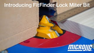 Introducing the FitFinder Lock Miter Bit  Achieve Perfect Joints Every Time [upl. by Nenney968]