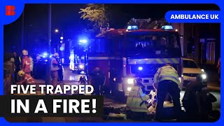 House Ablaze  Ambulance UK  Medical Documentary [upl. by Annorah]