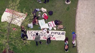 Northwestern reaches agreement UChicago starts encampment protesting war in Gaza [upl. by Nydia]