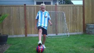 How to Flick Up a Soccer Ball Football [upl. by Pietje]