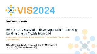 BEMTrace Visualizationdriven approach for deriving Building Energy Models from BIM  Fast Forward [upl. by Tyrone]