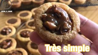 Mini Tartelettes quot Krumchy quotau Chocolat et au Caramel beurre salé [upl. by Ahsiliw616]