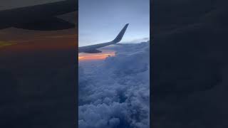 The Amazing view of sunset 🌅 sunset travel plane trendingshorts viralvideo [upl. by Shapiro]