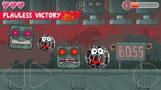 Red ball 4 Volume 3 Black Bilberry Complete game walkthrough with BOSSES killed [upl. by Vogel612]