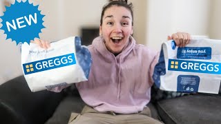 Trying Greggs brand new menu [upl. by Wayne995]