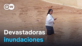 La región española de Valencia es escenario del peor desastre natural del país en casi 30 años [upl. by Allred]