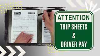 Payroll  Trip Sheets amp Driver Pay [upl. by Polad]