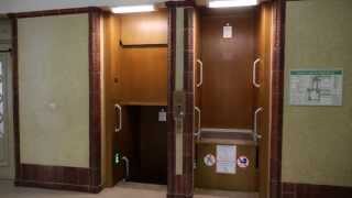 Paternoster Aufzüge von FlohrOtis in Rathaus Schöneberg Berlin 1080p [upl. by Akinit989]