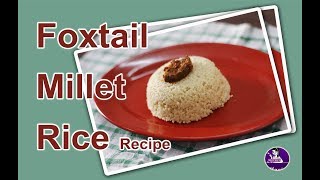 Foxtail milletkorra biyyam rice [upl. by Aitnyc]