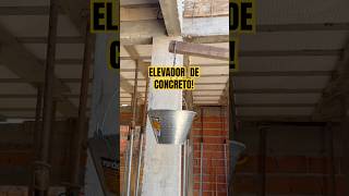 Elevador de concreto pedreiro construção reforma obra fyp [upl. by Ainivad]