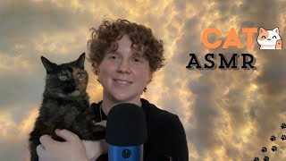 ASMR with My 21 Year Old Cat Purring and Petting Sounds [upl. by Kelly]