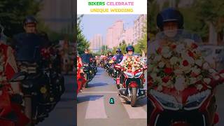 Adventure Bikers Celebrate Unique Wedding bikerweddding motorcycle motorcyclecrashes [upl. by Enoob923]