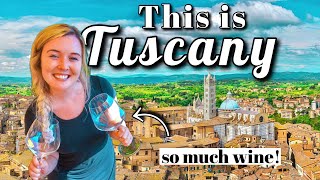 We were SHOCKED by Italy’s FAMOUS Chianti Wine Region  Wine Tour in Tuscany Italy  San Gimignano [upl. by Maibach]