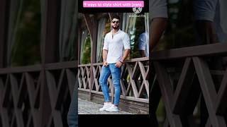 9 ways to style shirt with jeans ytshorts shirt jeans [upl. by Grekin]