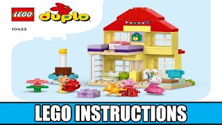 LEGO Instructions  Duplo  10433  Peppa Pig Birthday House  Peppa Pig [upl. by Elatnahs]