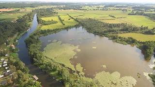 Mecklenburg Vorpommern Schwaan von oben Drohne Yuneec Typhoon H [upl. by Htebzil]