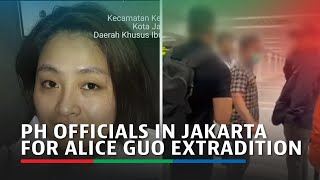 Philippine officials in Jakarta for Alice Guo extradition  ABSCBN News [upl. by Amabel412]