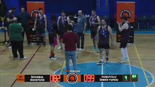 altyapibasketcom Master Basketball League BE FİNAL İSTANBUL ROOSTERS VS KOŞUYOLU İDMAN YURDU [upl. by Kapor681]