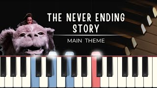 The NeverEnding Story MIDI  piano sheets  synthesia tutorial [upl. by Lamaaj]