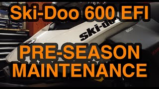 DIY SkiDoo 600 EFI PreSeason Maintenance [upl. by Aisya]