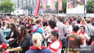 Wereld Record Salsa Dansen Rotterdam tijdens Zomercarnaval 2011 [upl. by Andreana]