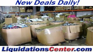 Wholesale Apparel Closeouts and Overstocks at Liquidations Center [upl. by Eimmaj]