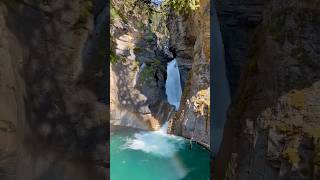 📍Johnston Canyon Lower Falls Alberta Canada shorts shortvideo travel [upl. by Watkins473]