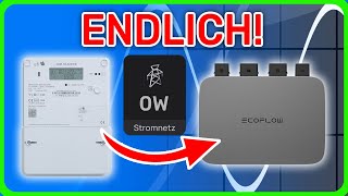 NULLEinspeisung Vom Stromzähler zum PowerStream  so gehts ☀️🔋 EcoFlow Balkonkraftwerk Speicher [upl. by Maxie]