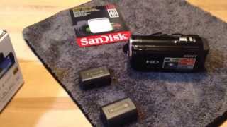 Sony Handycam HDRCX380  Update [upl. by Mosley]